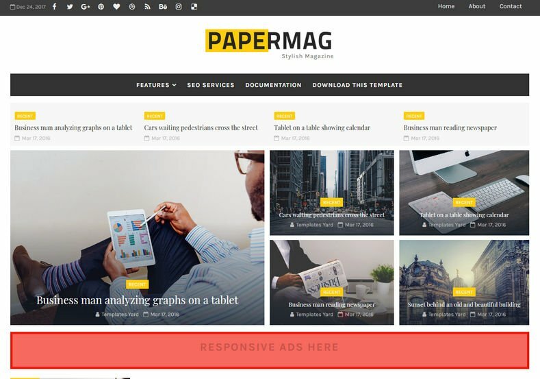 PaperMag-Blogger-Template