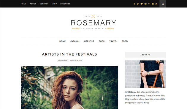 rosemary-minimal-blogger-template