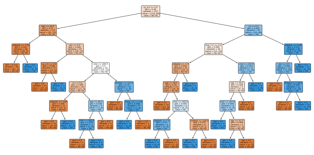 visualize Pruned decision tree